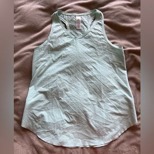 Ivivva girls mint green workout tank top size 12